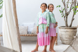 🌸 BACK TO SCHOOL BLUSE– MINT PINK GRÖSSE 6- 8 JAHRE