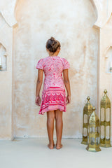 🌸 BACK TO SCHOOL KLEID– RED PARADISE GRÖSSE 6- 8 JAHRE
