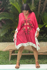PAGUERA KIMONO RED