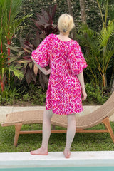 RHODOS DRESS LEO PINK