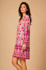 Boho Bloom Dress – Pink Garden