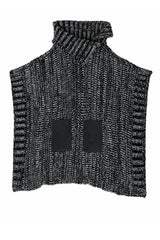 Aspen Leather Pocket Poncho