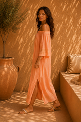 LLUCMAJOR DRESS PEACH