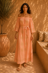 LLUCMAJOR DRESS PEACH
