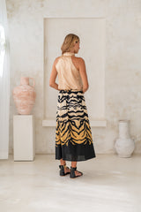 Leathersandals Black and Gold