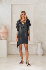 Leathersandals Black and Gold