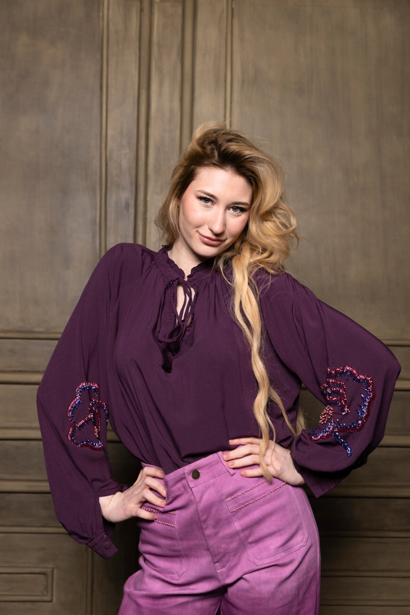 Bluse Blumenpoesie