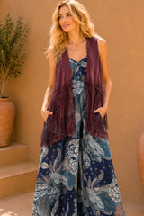 Wild Heart Lederweste – Marron