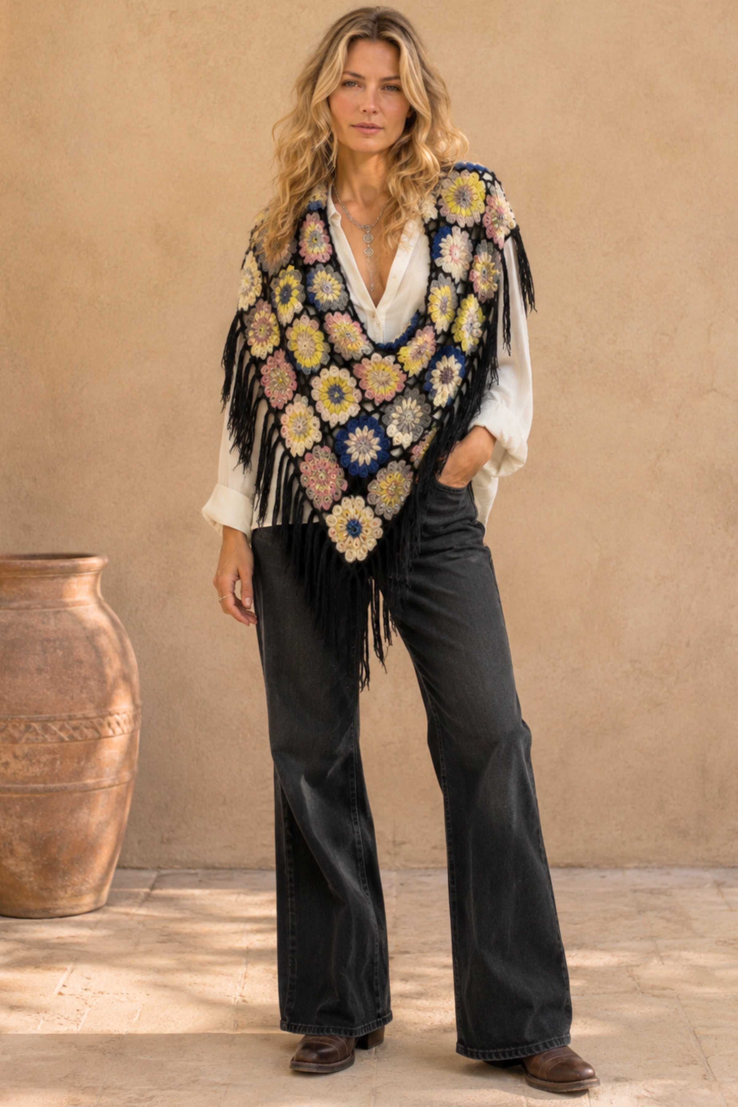 Bohemian Mosaic Shawl