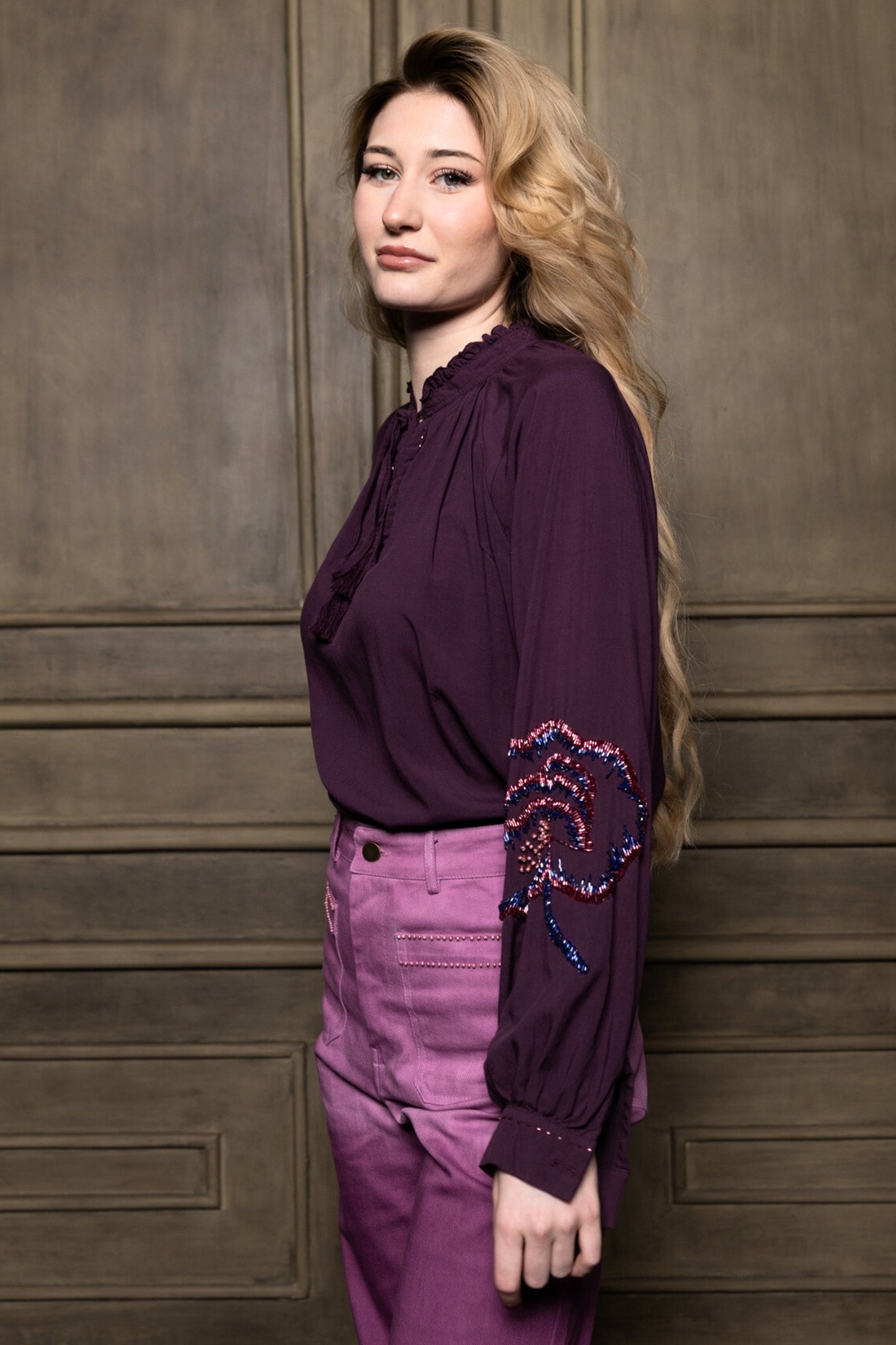 Bluse Blumenpoesie