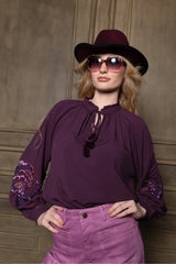 Bluse Blumenpoesie