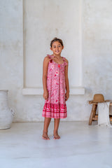 🌸 BACK TO SCHOOL KLEID– RED PARADISE GRÖSSE 6- 8 JAHRE