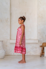 🌸 BACK TO SCHOOL KLEID– RED PARADISE GRÖSSE 6- 8 JAHRE