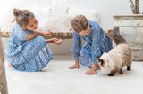 🌸 BACK TO SCHOOL KLEID – BLUE LAGOON GRÖSSE 6- 8 JAHRE