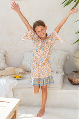 Spinat Mafia T-Shirt Blume Weiss