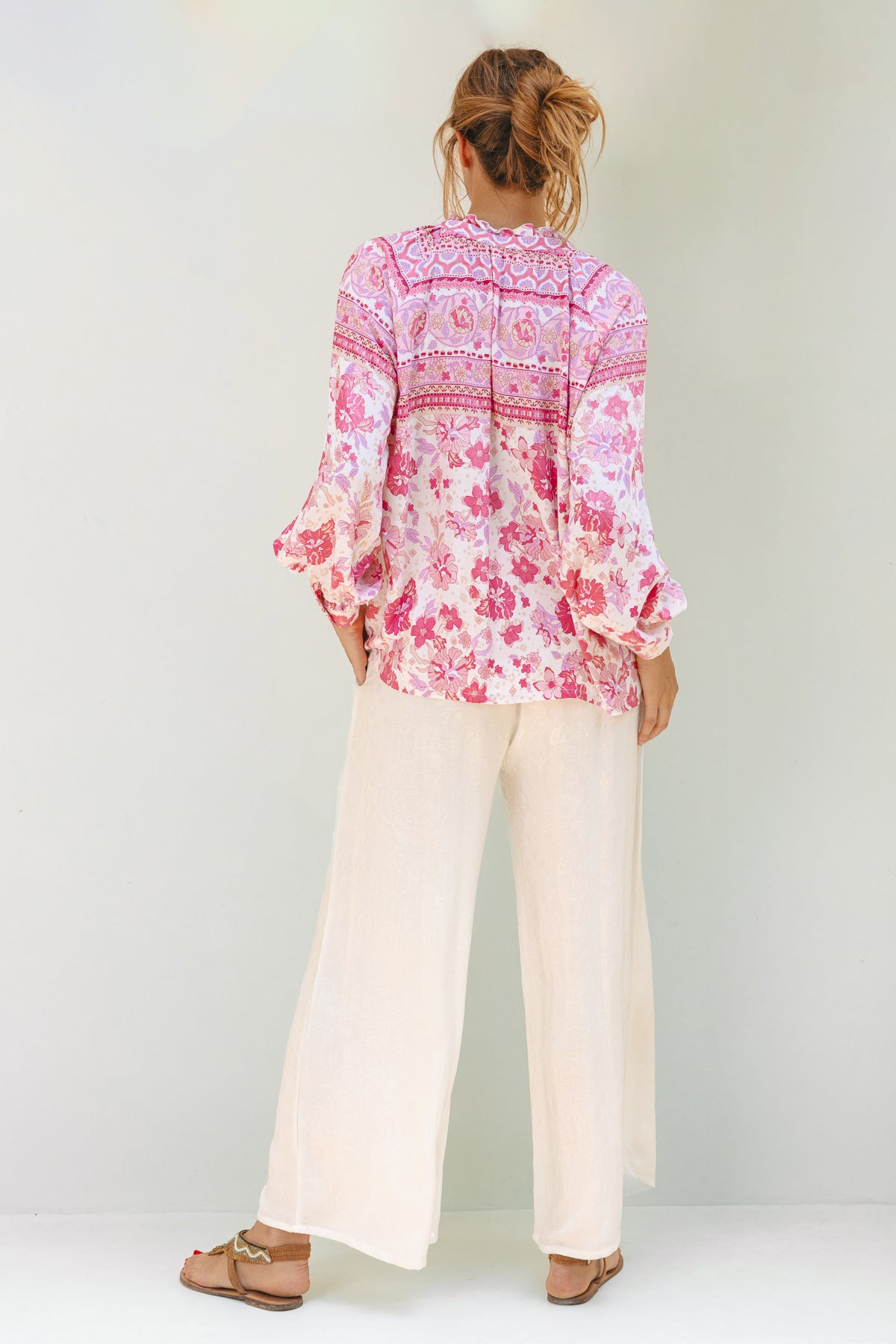 MYKONOS BLOUSE ROSA