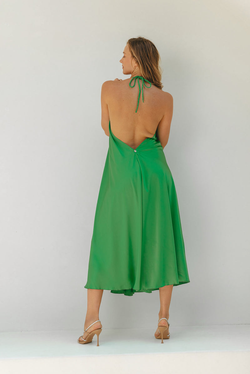 PAROS DRESS GREEN