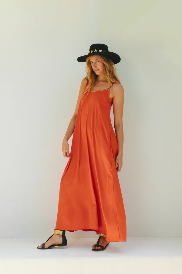 PAROS DRESS ORANGE