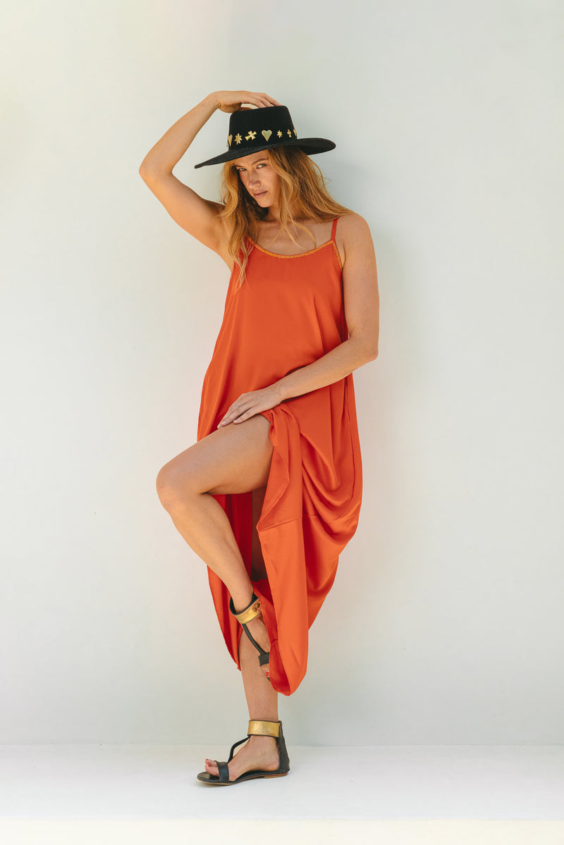 PAROS DRESS ORANGE