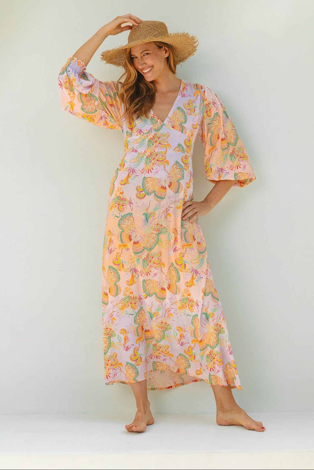 KRETA MAXIDRESS BUTTERFLY