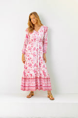 MYKONOS DRESS ROSA