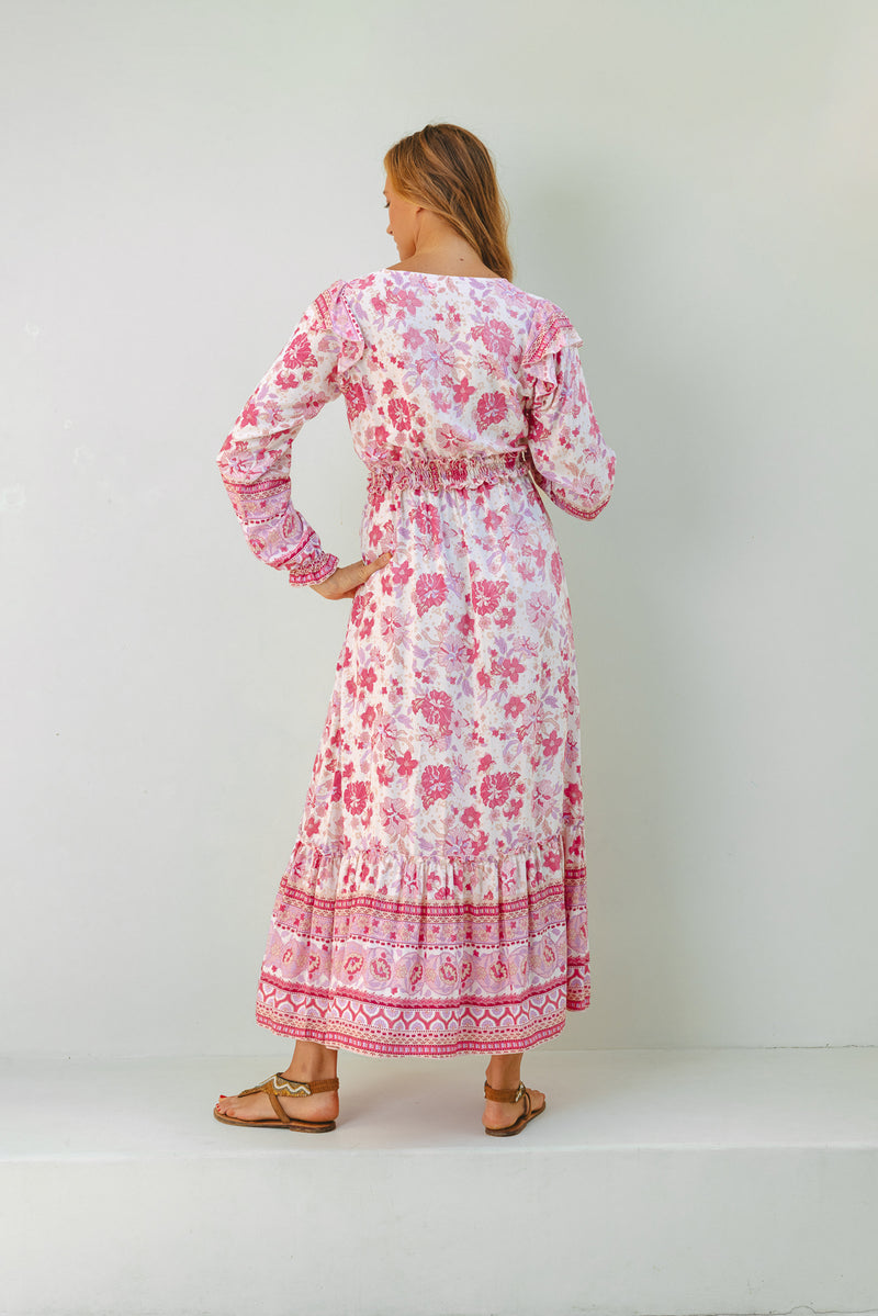 MYKONOS DRESS ROSA