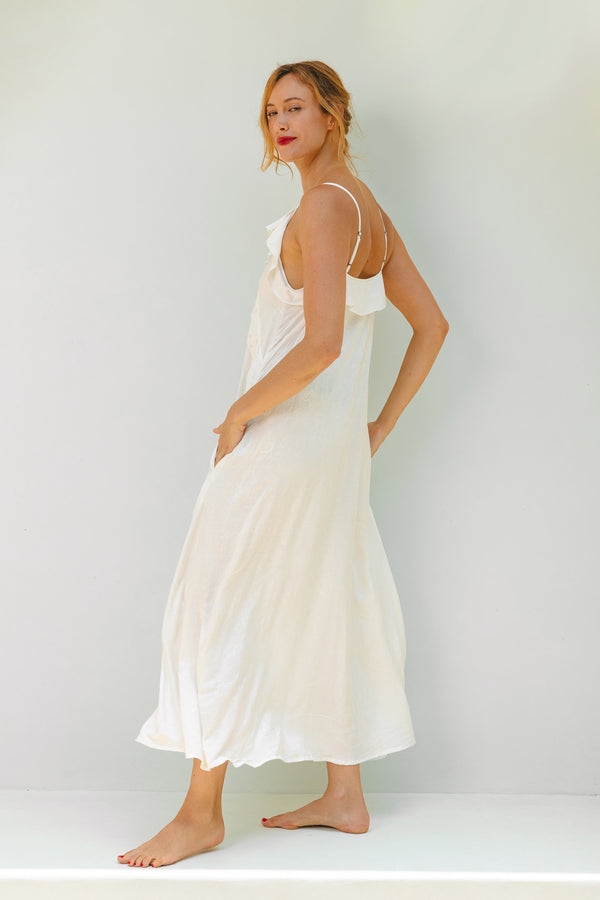 KORFU DRESS WHITE