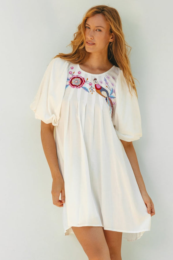 RHODOS DRESS WHITE