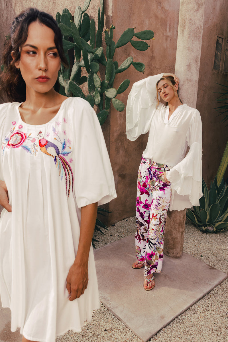 RHODOS DRESS WHITE