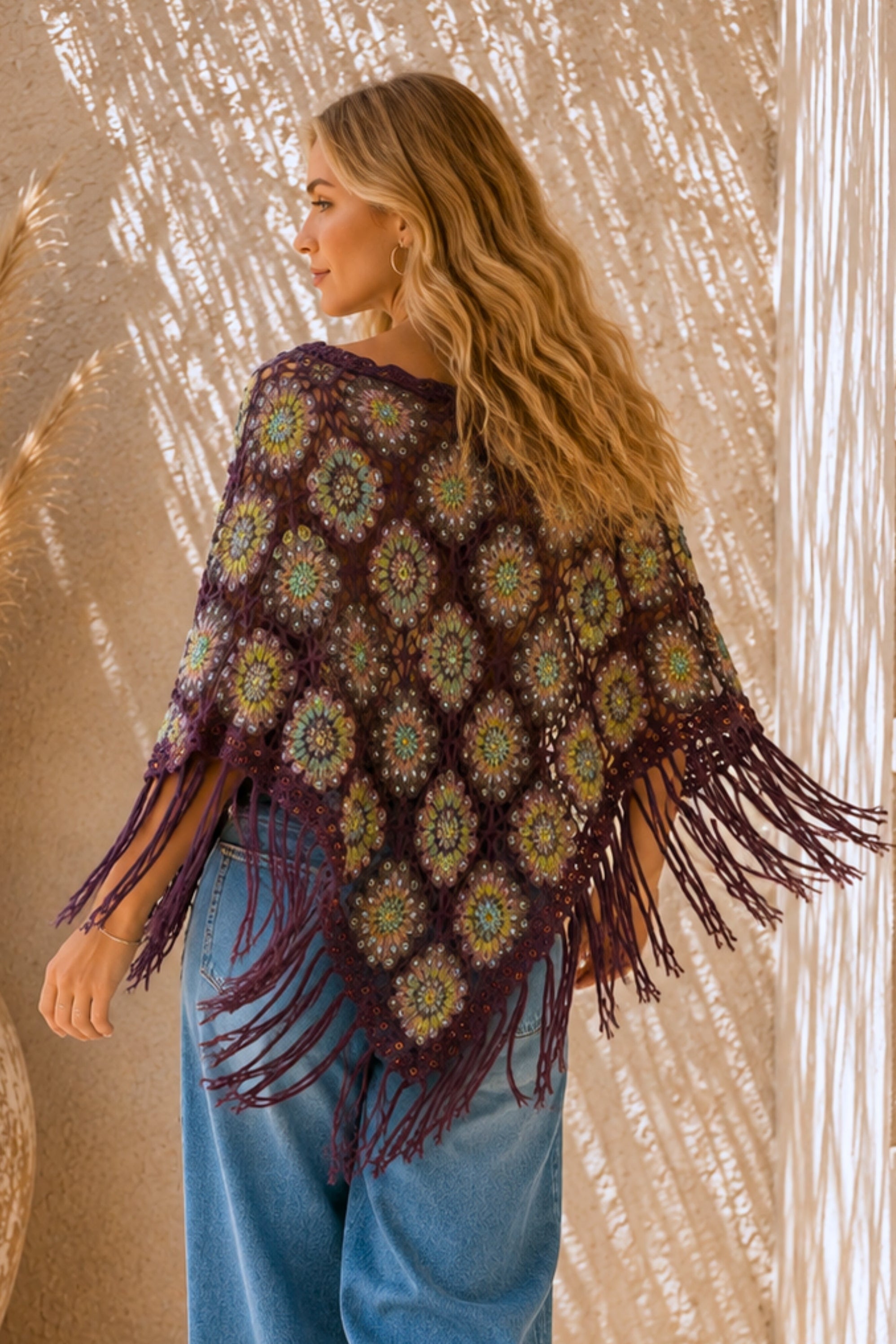 Desert Pearl Poncho