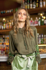 Bluse Blumenpoesie