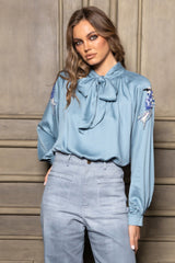 Bluse Vogelzauber