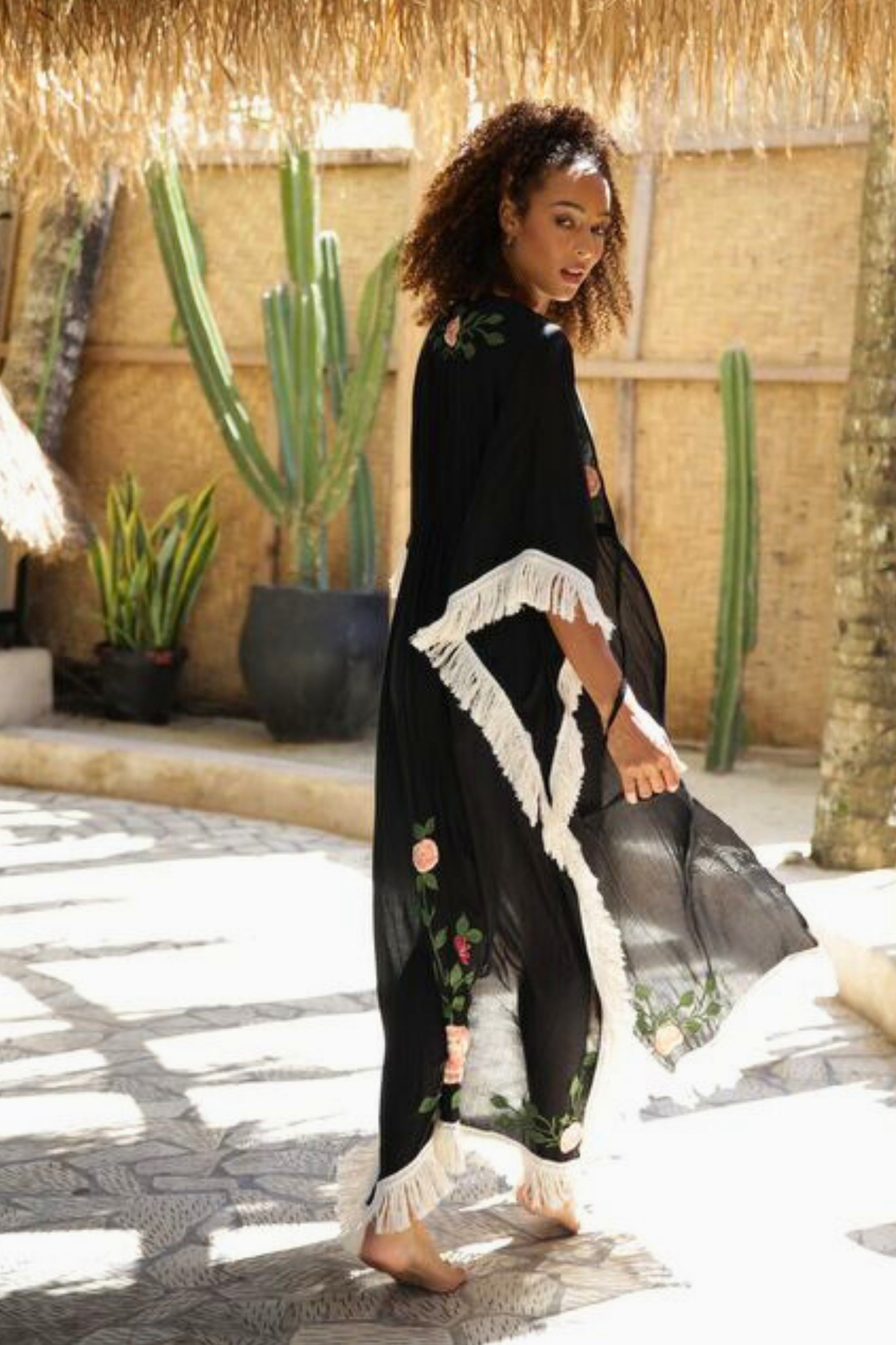 PAGUERA KIMONO BLACK