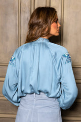 Bluse Vogelzauber