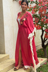 PAGUERA KIMONO RED