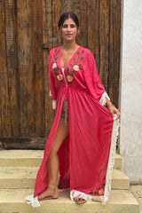 PAGUERA KIMONO RED