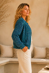 Artisan Luxe Knit Bomber