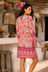 Boho Bloom Dress – Pink Garden