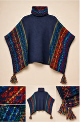 Heritage Knit Poncho