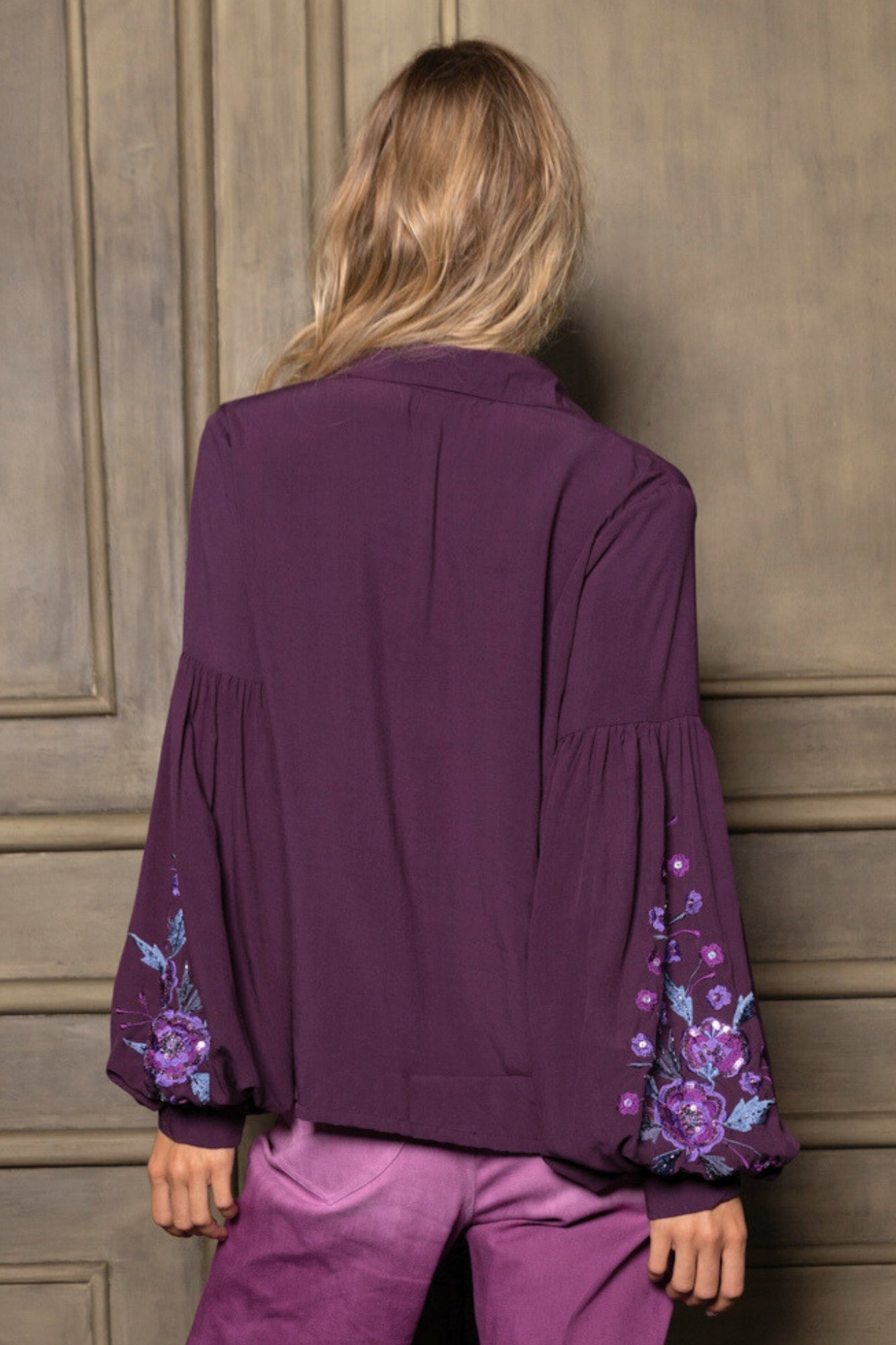 Bluse Blooming Shine