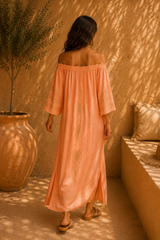 LLUCMAJOR  DRESS PEACH