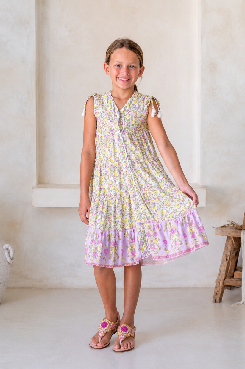 🌸 BACK TO SCHOOL SET– LILAC, GRÖSSE 6- 8 JAHRE