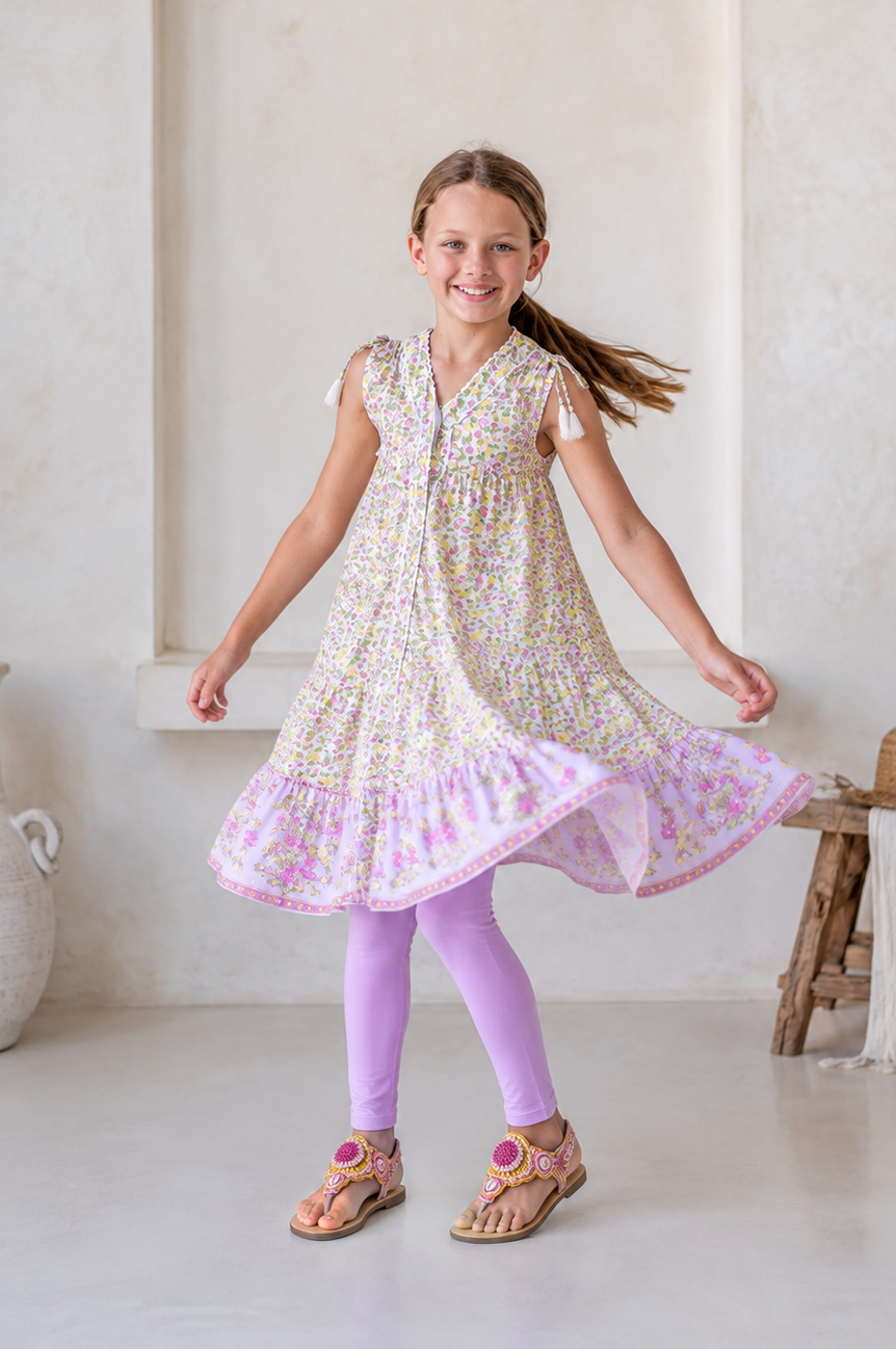 🌸 BACK TO SCHOOL SET– LILAC, GRÖSSE 6- 8 JAHRE