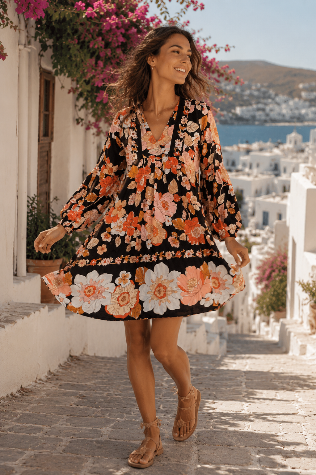 MYKONOS TUNIC FLOWER