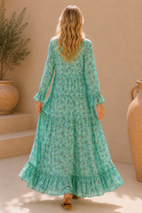 Maldives Dress - Green L15