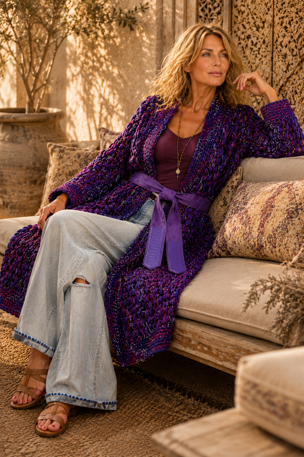 Artisan Luxe Knit Coat