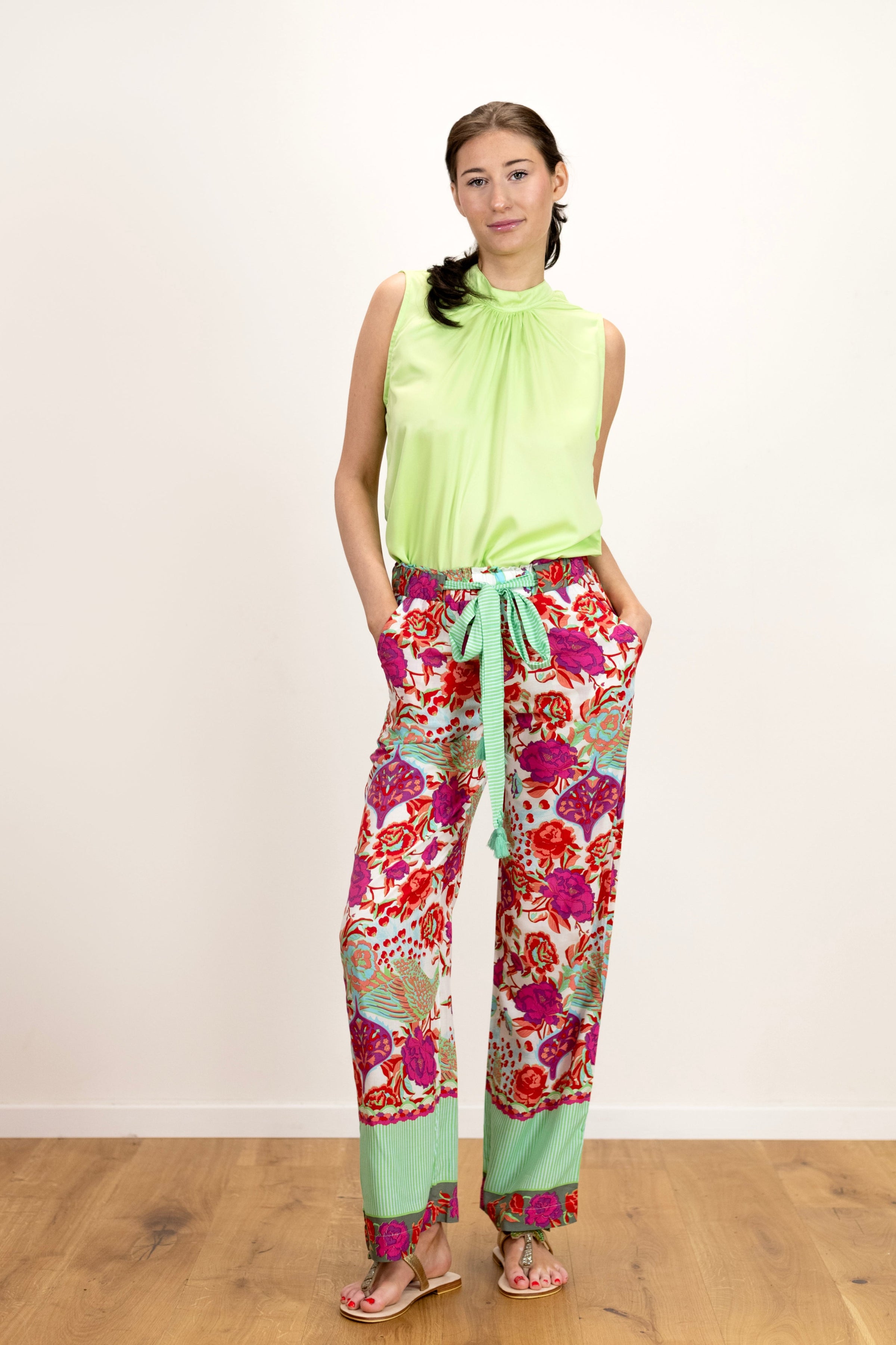 Cairns Blouse Lime