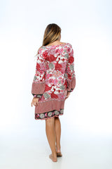 Tunikakleid Peacock red