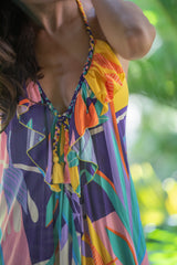 Maxikleid Neckholder Africa