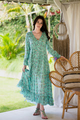 Maldives Dress - Green L15